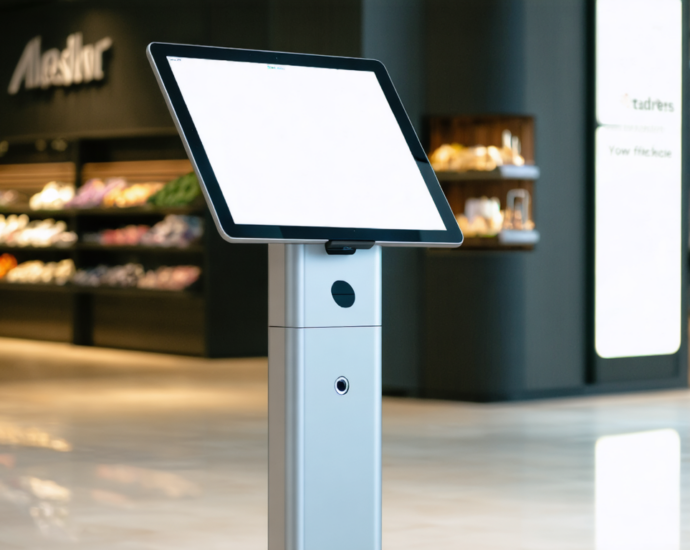 découvrez comment protéger efficacement votre tablette en point de vente grâce à une borne pied antivol performante, garantissant sécurité et praticité pour votre commerce.