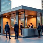 Kiosque commercial pliable : l’atout modulable pour dynamiser vos événements professionnels