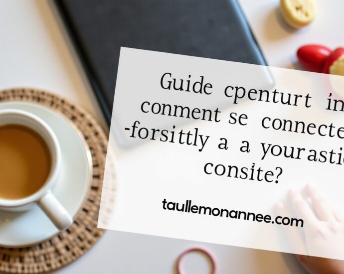 Guide pratique : Comment se connecter facilement à votre compte sur toutemonannee.com