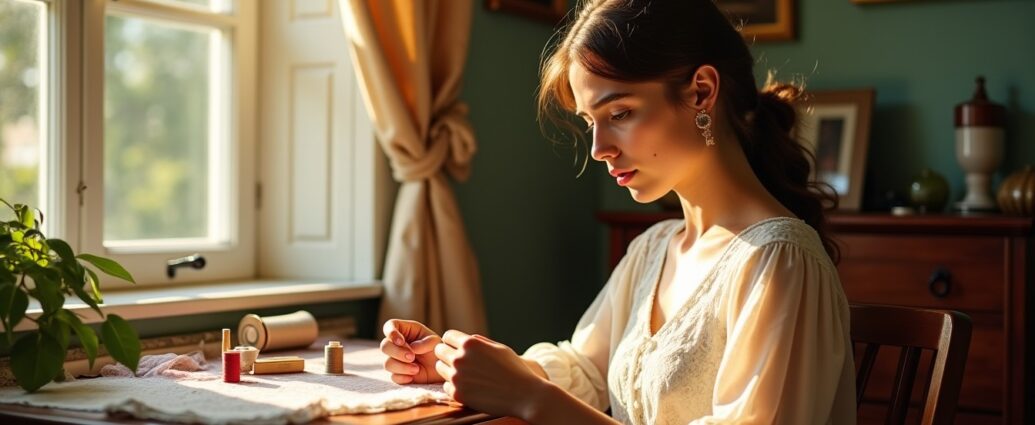 Exploration du tableau « La Jeune Femme à l’Aiguille » : Histoire et Analyse Approfondie