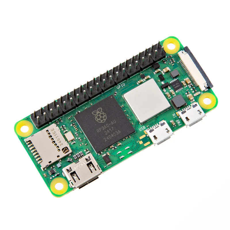 Raspberry Pi Zero 2 WH avec son connecteur GPIO à 40 broches déjà soudé
